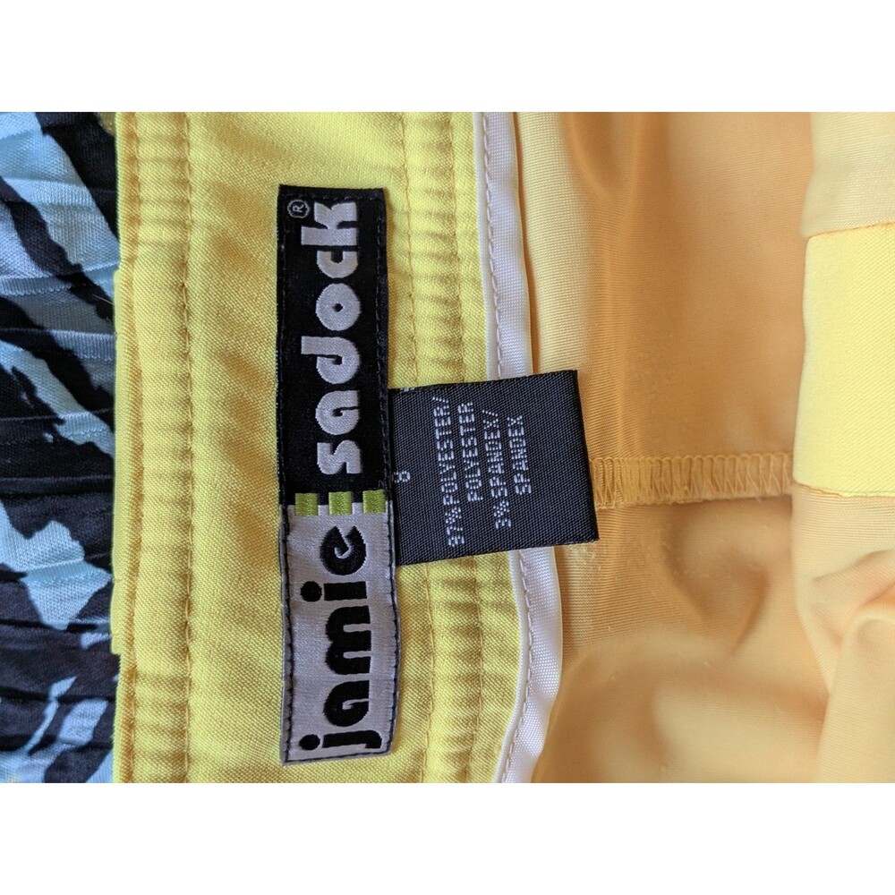Jamie Sadock Women’s Golf Skort Neon Yellow Lime Size 8 Performance Skirt